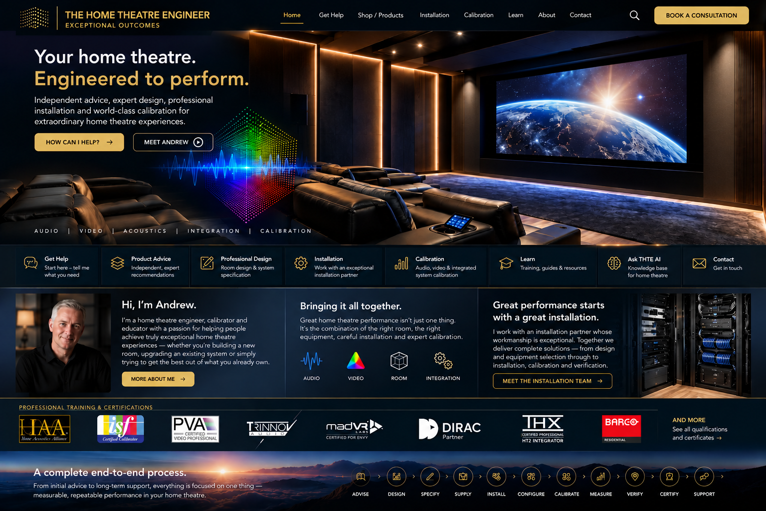 The Home Theatre Engineer homepage